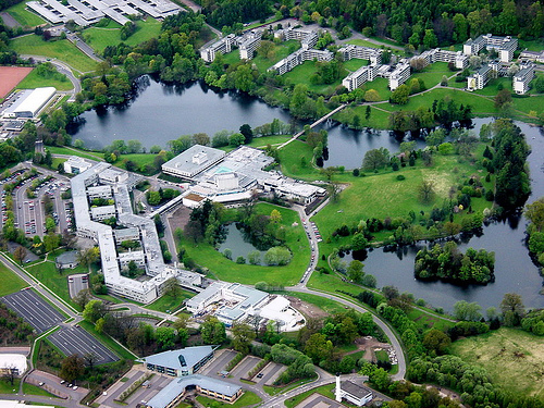 University Campus (main venue at upper left)